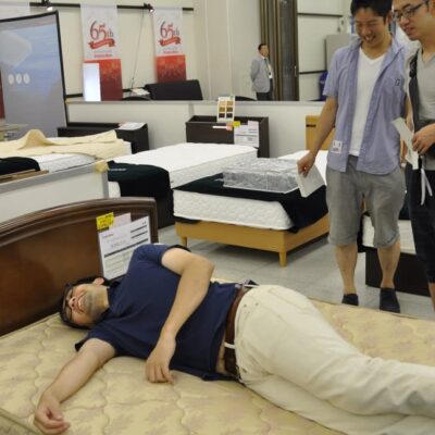 フランスベッド　展示会　雰囲気