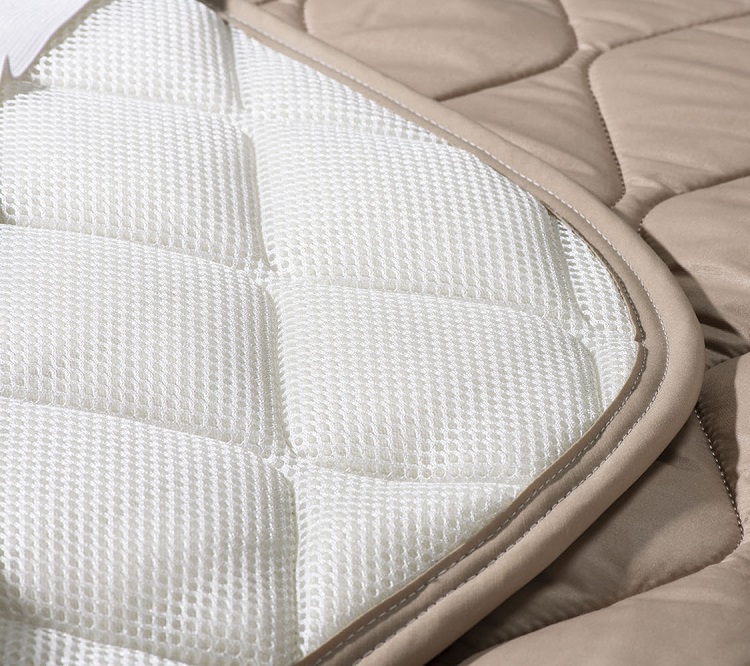 フランスベッド　ベッドパッド　羊毛メッシュベッドパッド