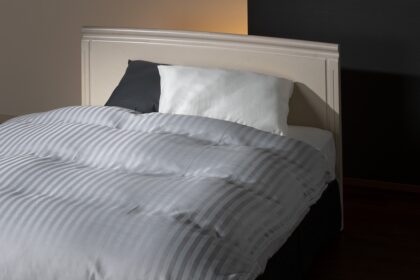 フランスベッド　掛け布団カバー　ウィレットストライプ