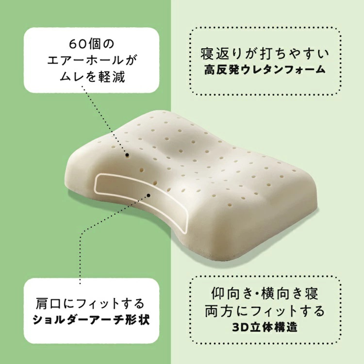 西川　枕　睡眠ラボ　Flat　ヘルシーピロー　 