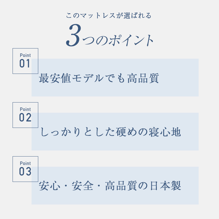 フランスベッド　電動ベッド専用マットレス　マイクロRX-DLX　ポイント