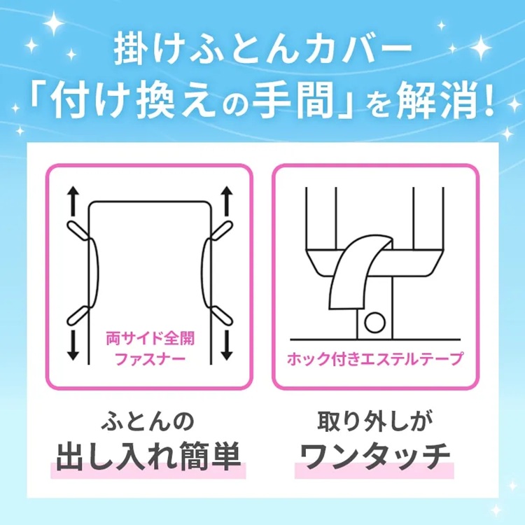 西川　商品名称　両サイドファスナー