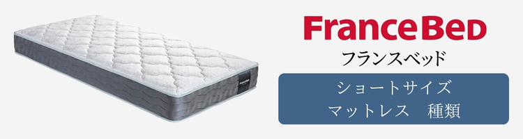 フランスベッド　ショートサイズ　マットレス　種類