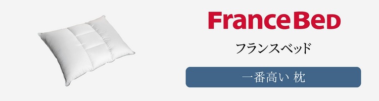 フランスベッド　一番高い　枕