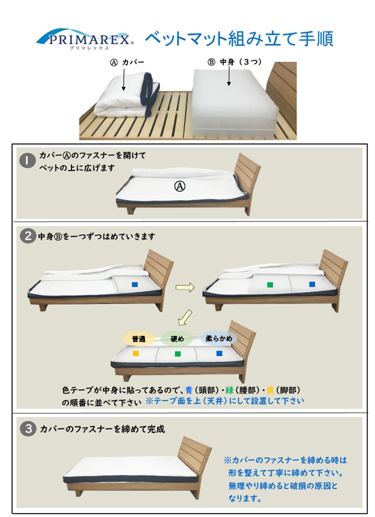 山甚物産 マットレス プリマレックス ベッドマット10