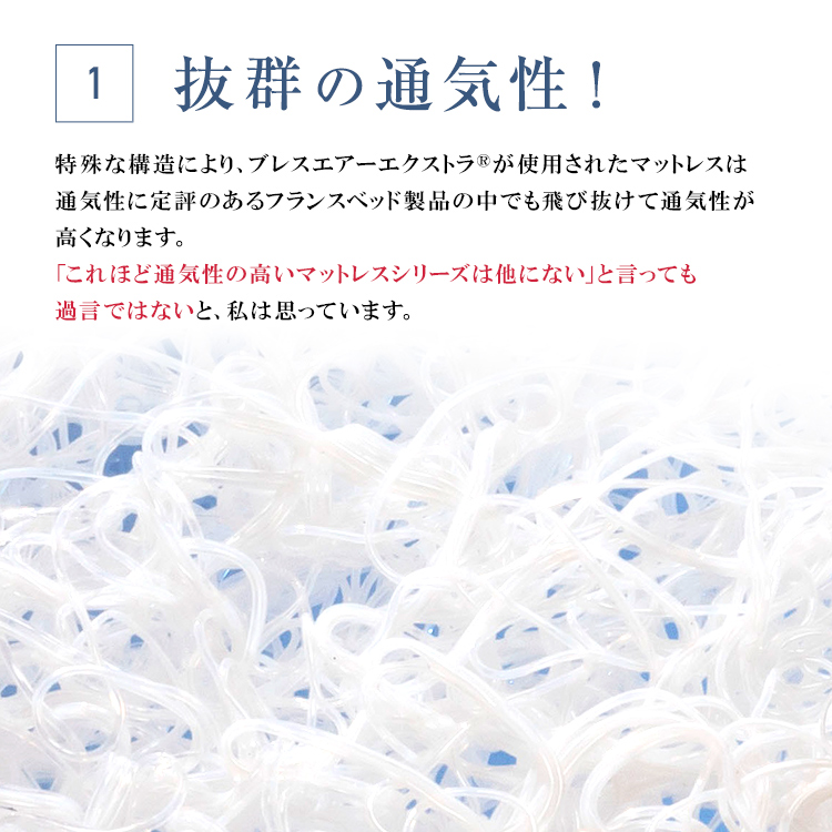 フランスベッド　ブレスエアーエクストラシルキー