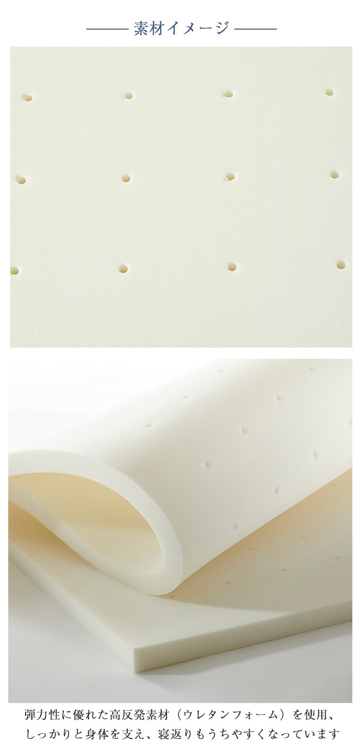 西川　マットレストッパー　睡眠ラボ　フラット　ヘルシーライトマットレス　内容