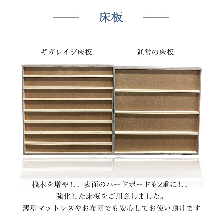 東京ベッド ベッドフレーム ギガレイジ 脚付き 床板