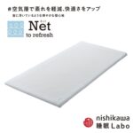西川　睡眠ラボ　マットレストッパー　ネット
