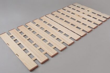 オスマック すのこベッド 薄型軽量幅広すのこ ベッド 2つ折れ