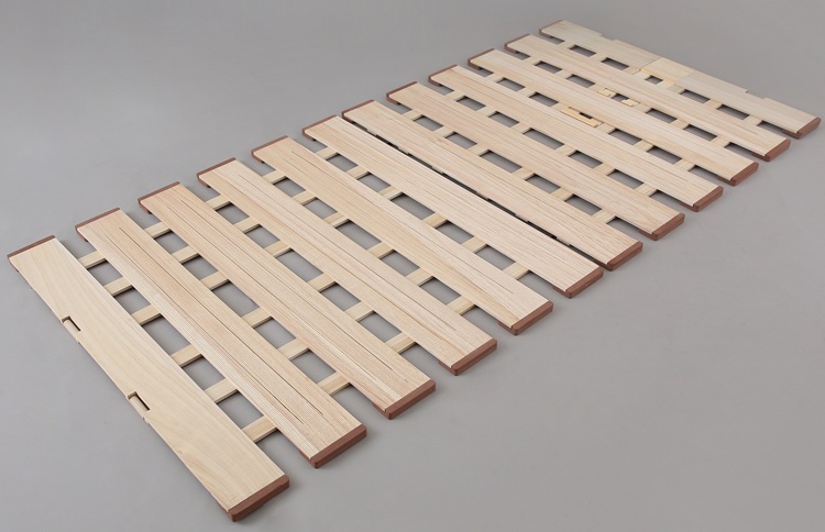 オスマック　すのこベッド　薄型軽量幅広すのこベッド　2つ折れ　イメージ画像