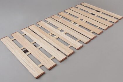 オスマック すのこベッド 薄型軽量幅広すのこ ベッド 4つ折れ