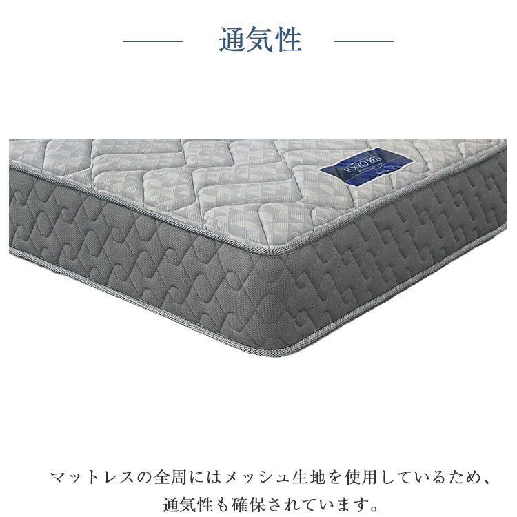 東京ベッド　マットレス　5.5インチランバー　通気性