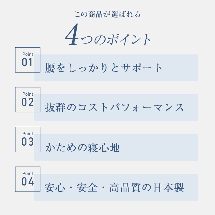 東京ベッド　マットレス　5.5インチランバー　ポイント