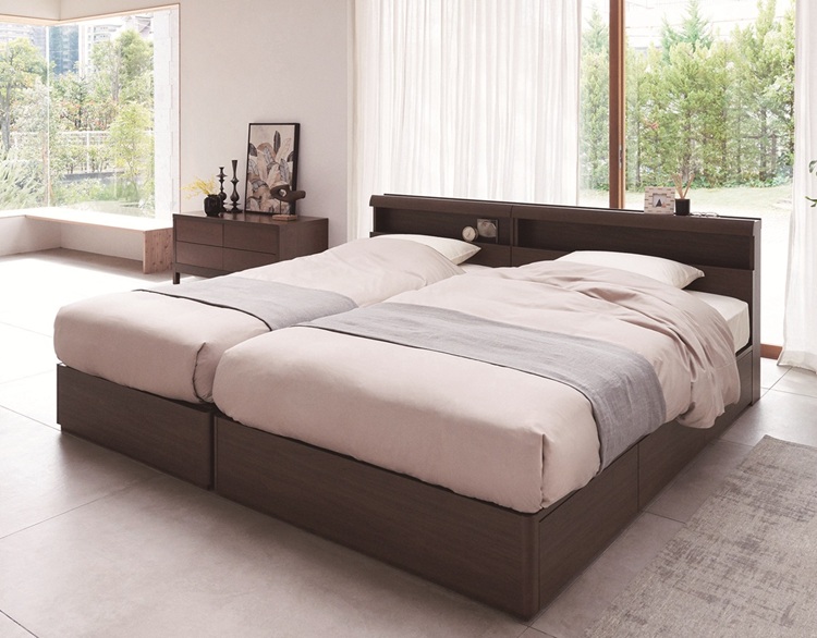 メーカー名称　ベッドフレーム　セラーズシェルフ　イメージ画像