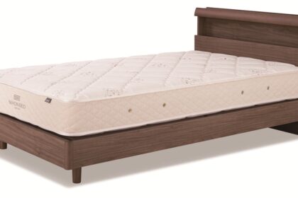 日本ベッド　ベッドフレーム　セラーズシェルフ　脚付き　1200