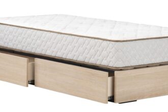 東京ベッド ベッドフレーム ヘッドレス 引き出し付き