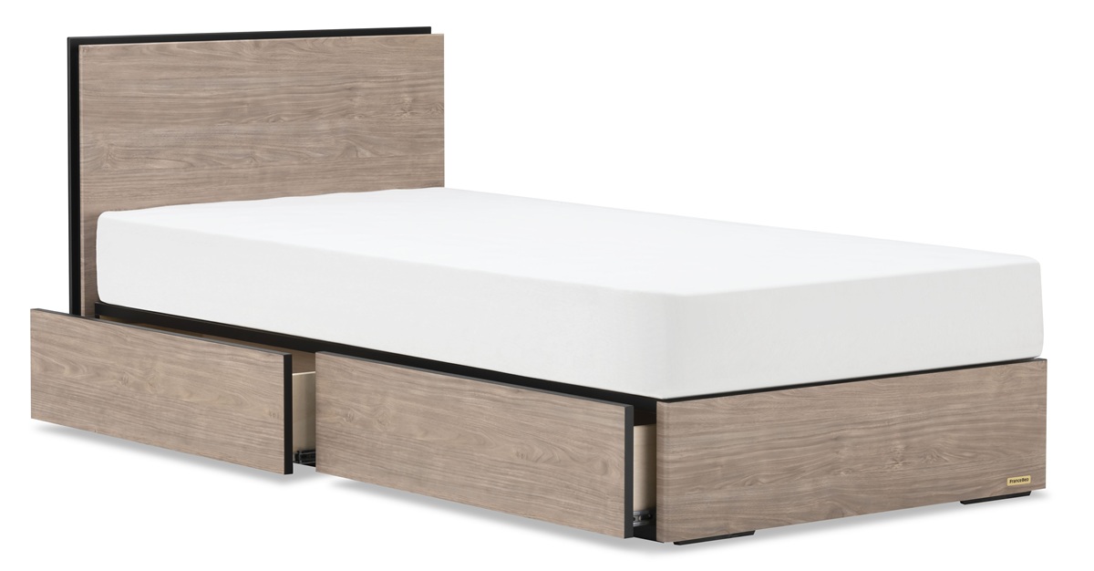 フランスベッド ベッドフレーム BG-001 引き出し付き 1200