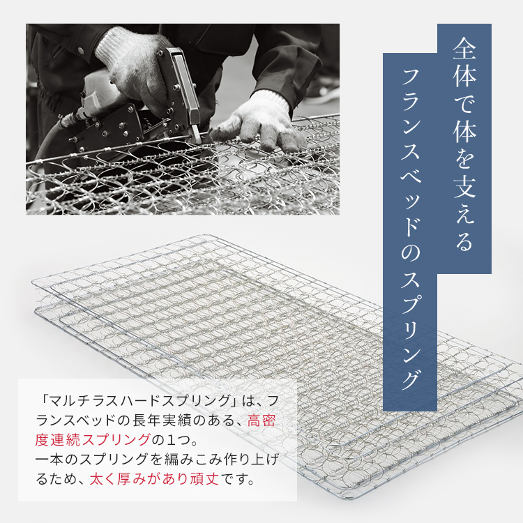 フランスベッド　マットレス　違い
