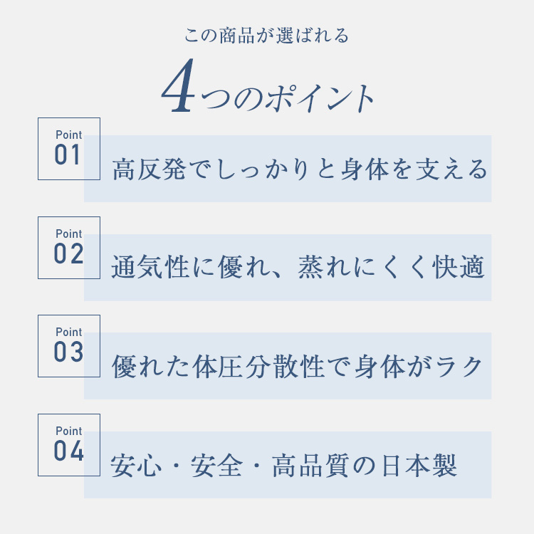 山甚物産　マットレストッパー　高反発オーバーレイ