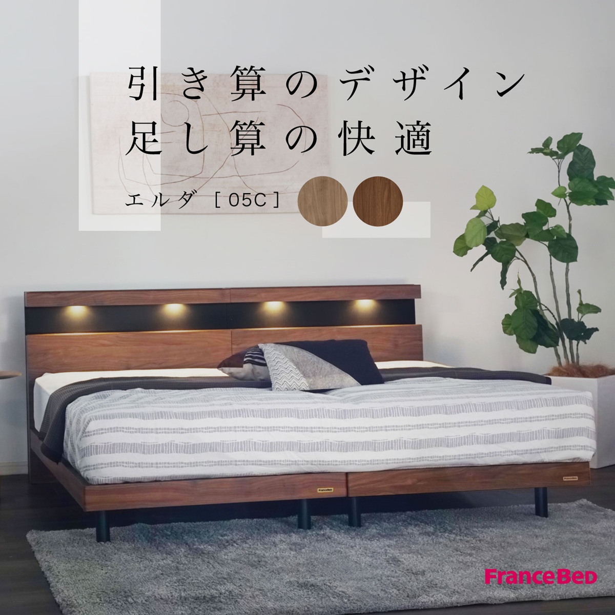 フランスベッド ベッドフレーム エルダ05C