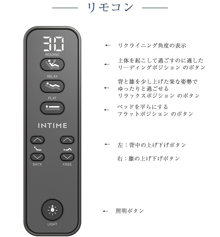 パラマウントベッド 電動ベッド アクティブスリープベッド リモコン