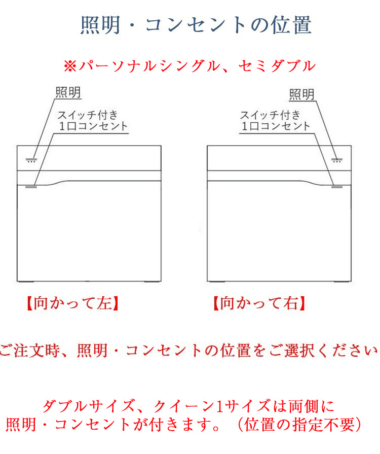サータ ベッドフレーム ホテルスタイル599 引き出し付き ヘッドボード